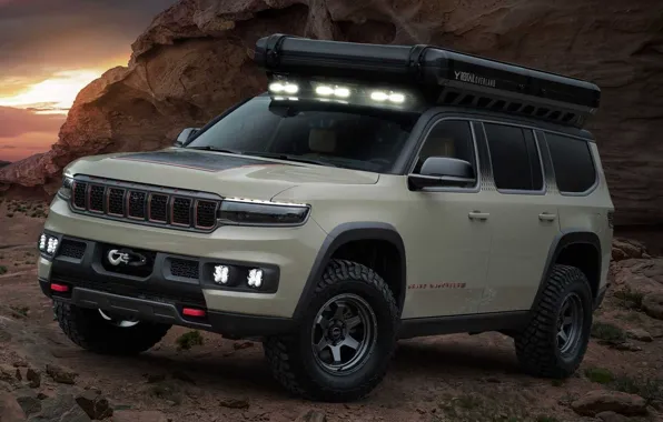 Картинка Concept, Джип, Jeep, шоу-кар, Grand Wagoneer, Jeep Grand Wagoneer Overland