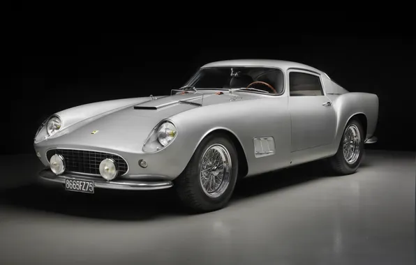 Ferrari, чёрно - белое фото, Ferrari 250 GT Berlinetta