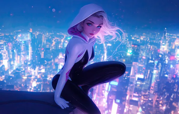 Картинка spider, verse, gwen stacy, beyond