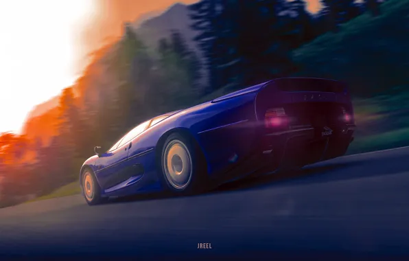 Jaguar, Jaguar XJ220, Game Art, XJ220, Transport & Vehicles, by JREEL, JREEL, by JREEL *