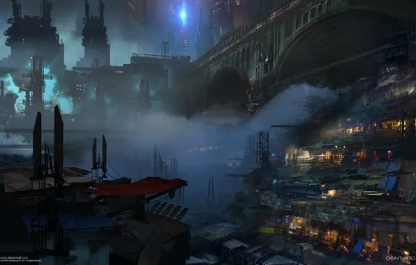 Город, Париж, cyberpunk, capcom, Adrift, remember me, трущобы, Neo-Paris