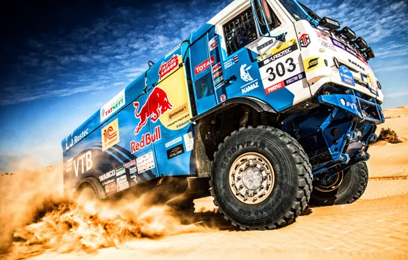 Песок, Спорт, Машина, Грузовик, Гонка, Мастер, Россия, Kamaz