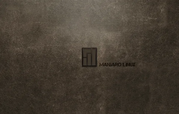 Линии, фон, надпись, Manjaro Linux, Xfce
