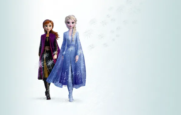 Картинка Frozen, Red, Fantasy, Beautiful, Anime, Winter, Anna, Queen