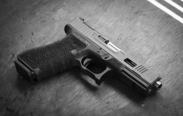 Пистолет, Glock, австрийский, самозарядный