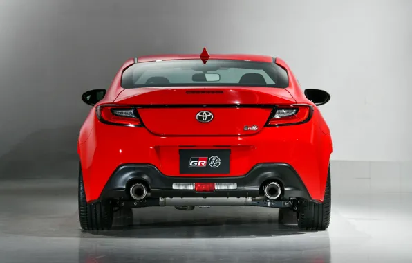 Toyota, вид сзади, спортивный автомобиль, 2022, Toyota GR 86