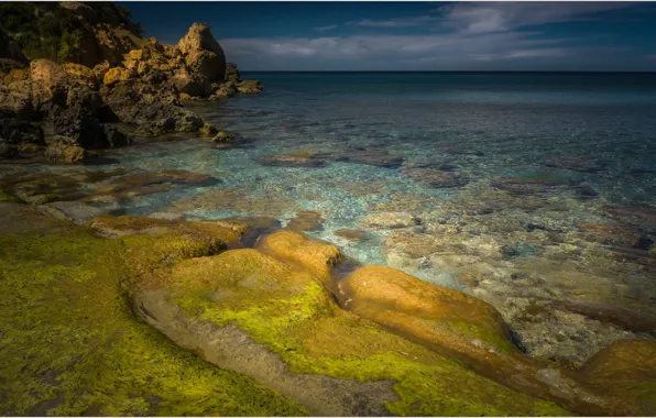 Море, камни, скалы, Мальта