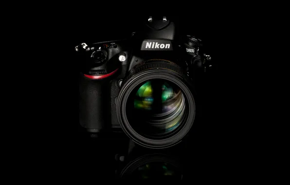 Картинка фон, обои, черный, фотоаппарат, Nikon D800