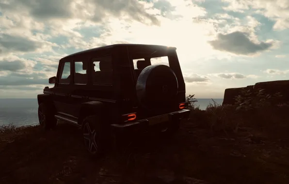 Mercedes Benz, Landscape, AMG, Mountain, Game, Offroad, Natur, G Class