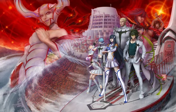 Арт, персонажи, Kill La Kill, Круши кромсай