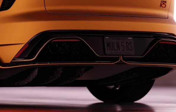 Close-up, rear, 2024, Mullen Five RS, Mullen Automotive