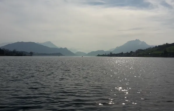 Switzerland, lake Lucern, canton Lucern