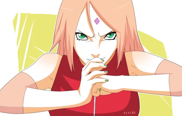 Злость, naruto, sakura haruno, kisi86, naruto gaiden
