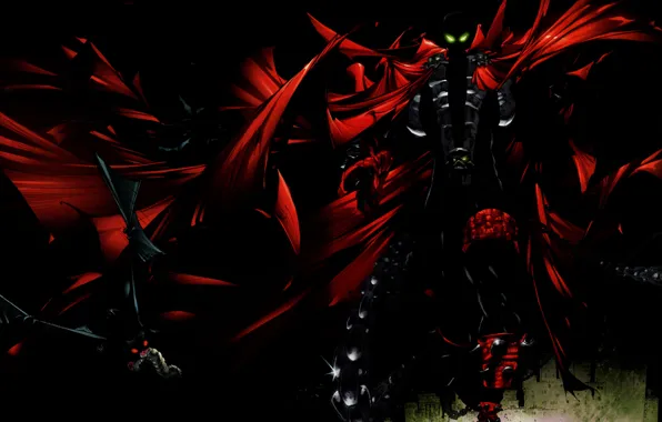 Летучие мыши, спаун, плащь, spawn