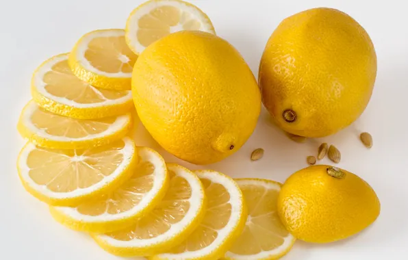 Картинка жёлтый, лимон, Еда
