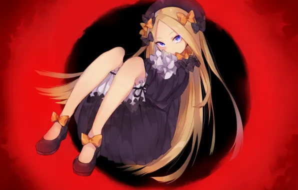 Аниме, арт, девочка, чёрная дыра, Fate Grand Order, Судьба великая кампания, Abigail Williams, Foreigner