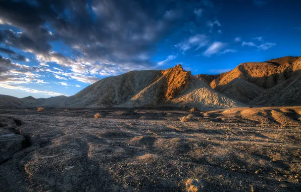 Небо, пейзаж, горы