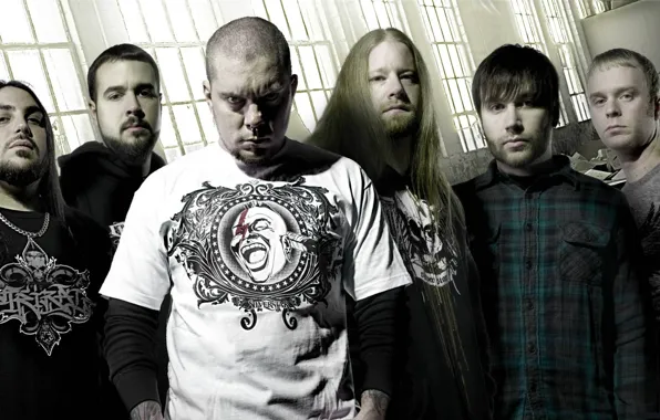 Музыка, группа, метал, музыканты., Chimaira, старый состав