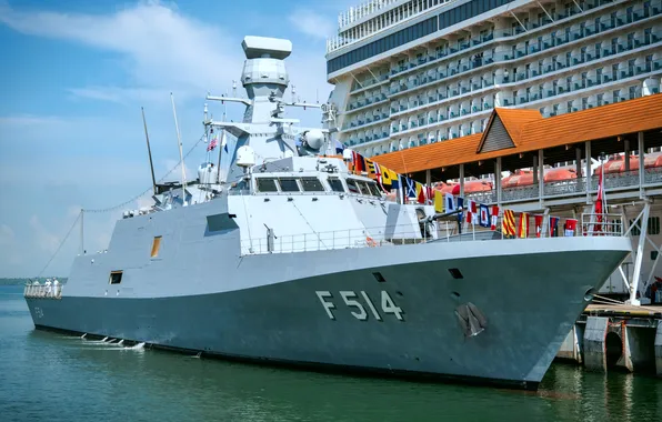 Малайзия, корвет, визит, ВМС Турции, F 514, TCG Kinaliada