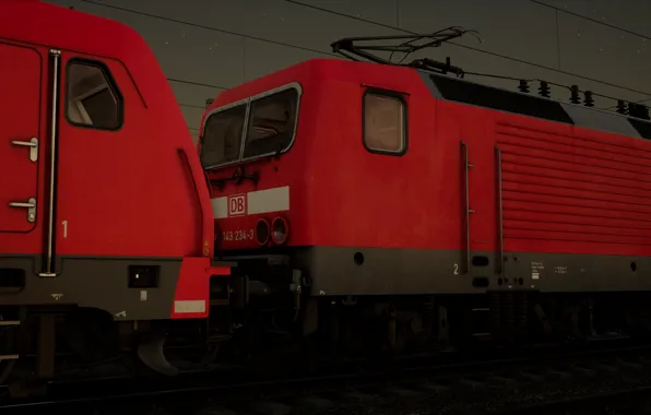 Поезд, Germany, Train, Locomotive, локомотивы, Train Sim World 2020, Электровозы