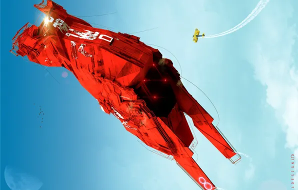 Небо, летательный аппарат, Big Red