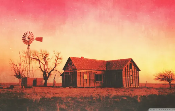 House, vintage, retro