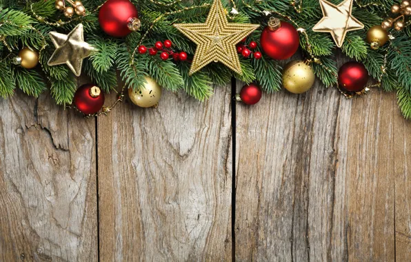 Звезды, украшения, ветки, шары, елка, Новый Год, Рождество, Christmas