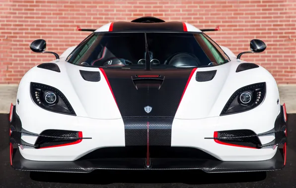 Картинка дизайн, Koenigsegg, вид спереди, спортивный автомобиль, Agera RS, белый кузов