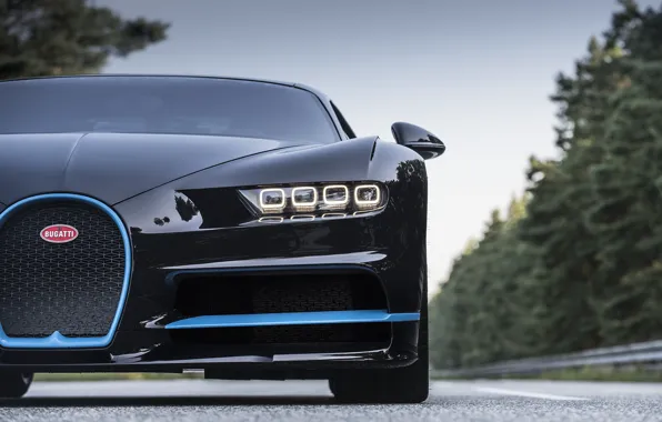 Bugatti, Blue, Black, VAG, W16, LED, Chiron, 0/400
