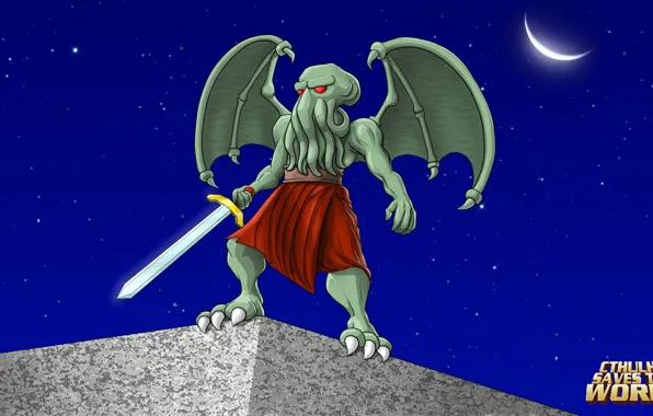 Cthulhu, RPG, Indie, Cthulhu Saves the World