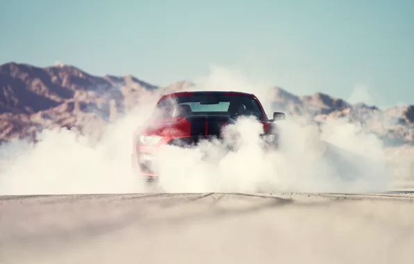 Дым, Mustang, Ford, Shelby, GT500, кровавый, 2019