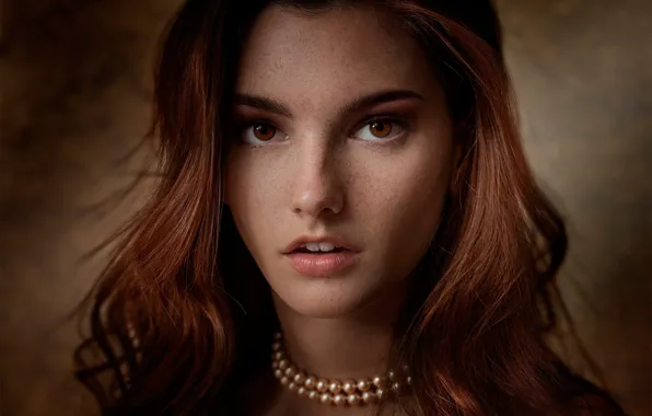 Картинка веснушки, губки, прелесть, кареглазая