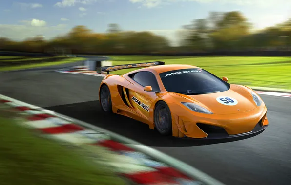 Картинка McLaren, тачки, cars, auto wallpapers, авто обои, авто фото, MP4-12C-CGI