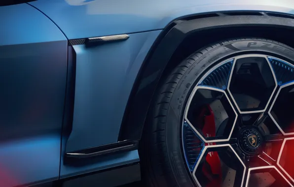 Картинка Lamborghini, close-up, wheel, Lamborghini Lanzador Concept, Lanzador