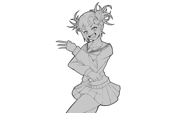 Девушка, серость, Моя геройская академия, My Hero Academia, Boku No Hero Academia, Toga Himiko, Тога …