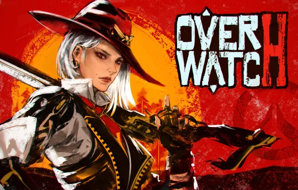 Охотник, Overwatch, девушка