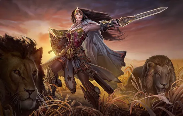 Лев, Wonder Woman, DC Comics, Princess Diana