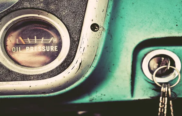 Desktop, vintage, style, retro, old, keys, dashboard, instrument panel