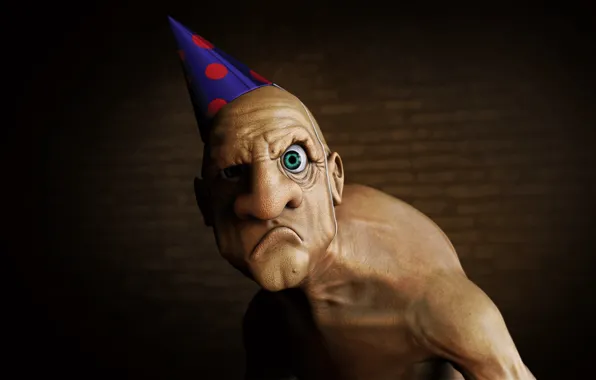 Face, creature, Hat, humanoid
