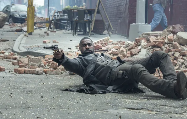 Cinema, gun, weapon, movie, assassin, film, Idris Elba, revolver
