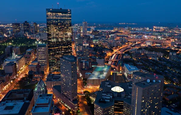 Картинка city, город, USA, Boston, Massachusetts