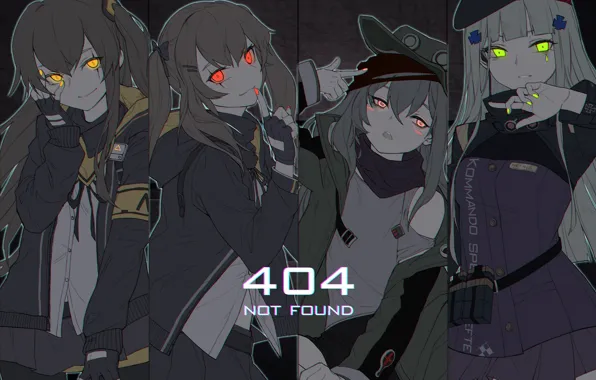Девушки, аниме, арт, Girls Frontline