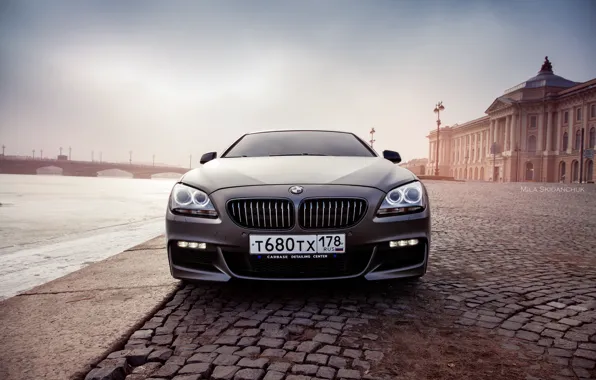 Car, машина, авто, мост, city, туман, гонка, bmw