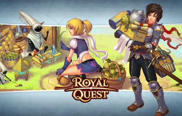 Девушка, парень, покупки, шопинг, Royal Quest, Katauri Interactive