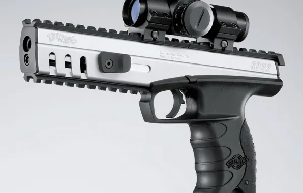 Пистолет, прицел, вальтер, Walther SP22 M3 Target Rimfire Pistol