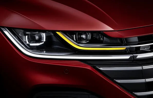 Свет, красный, Volkswagen, R-Line, лифтбэк, 2020, Arteon