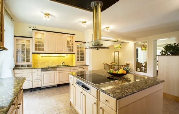 Дизайн, мебель, кухня, фрукты, Design, Interior, Kitchen