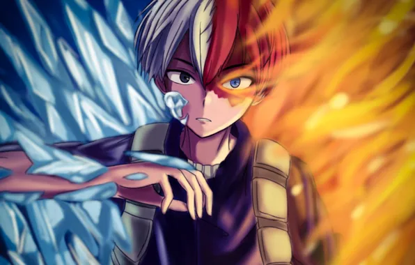 My Hero Academia, Boku No Hero Academia, Тодороки Шото, Моя Геройская Академия