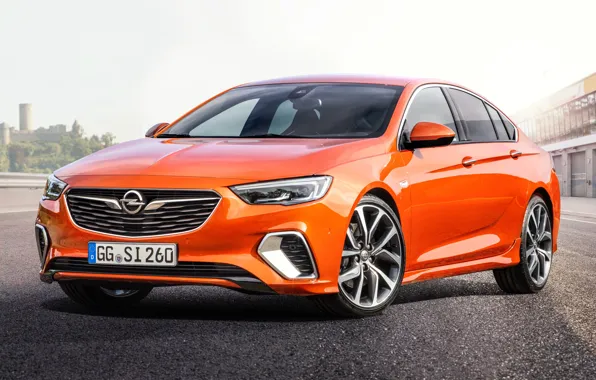 Insignia, Opel, седан, вид спереди, 2018, GSI