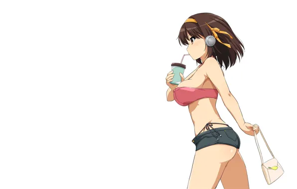 Boobs, breast, anime, tits, chest, busty, oppai, Suzumiya Haruhi